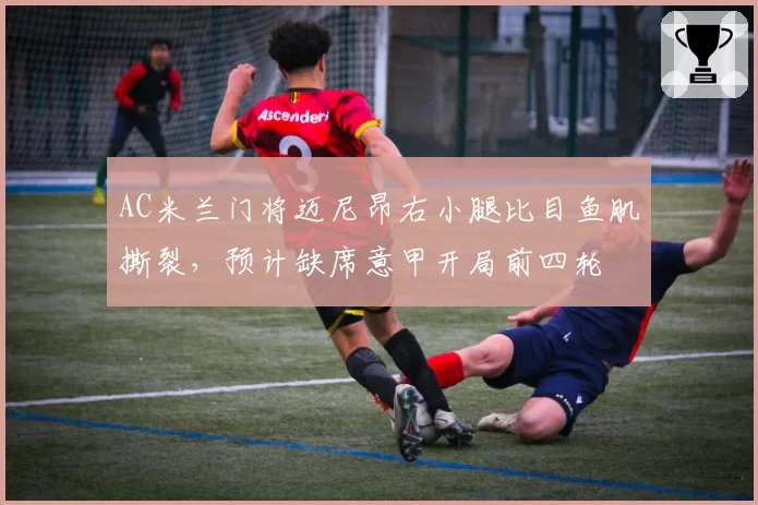 AC米兰门将迈尼昂右小腿比目鱼肌撕裂，预计缺席意甲开局前四轮