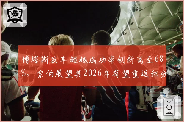 博塔斯发车超越成功率创新高至68%，索伯展望其2026年有望重返积分区